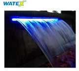 CASCADA DE LABIO BLANCO 24" CON LUZ LED WATEX